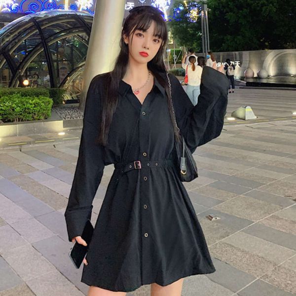 fattening plus size fat mm loose and thin medium length shirt skirt foreign style age reducing french hepburn dress, Black;gray
fattening plus size fat mm loose and thin medium length shirt skirt foreign style age reducing french hepburn dress, Black;gray