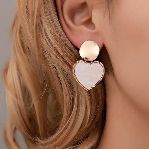 korean tsale heart geometry metal earrings for women long women's drop dangle earrings gifts brincos pendientes oorbellen, Silver
korean tsale heart geometry metal earrings for women long women's drop dangle earrings gifts brincos pendientes oorbellen, Silver