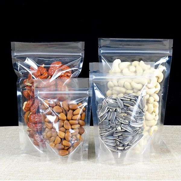 100pcs clear stand-up beverage drink coffee plastic packaging bag, resealable grain candy baking pouch
100pcs clear stand-up beverage drink coffee plastic packaging bag, resealable grain candy baking pouch