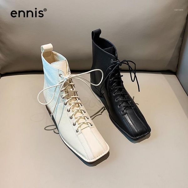 ennis brand women lace up boots genuine leather low heel boots vintage square toe beige black shoes autumn fashion a92011
ennis brand women lace up boots genuine leather low heel boots vintage square toe beige black shoes autumn fashion a92011