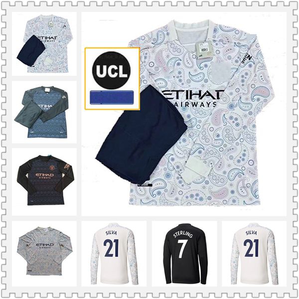 2020 2021 fc manchester soccer jersey city 20 21 garcía sterling ferran de bruyne kun aguero long sleeve football shirts man uniforms, Black
2020 2021 fc manchester soccer jersey city 20 21 garcía sterling ferran de bruyne kun aguero long sleeve football shirts man uniforms, Black