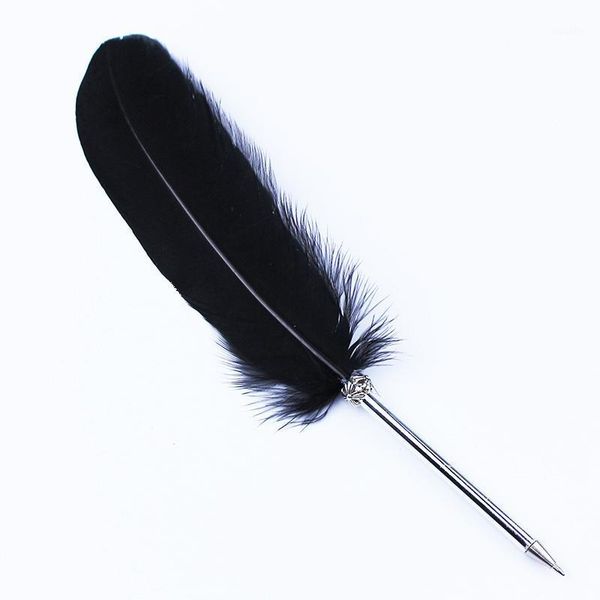 feather quill pen retro writing ballpoint pen plumas para escribir feather ball point for gift kawaii stationery1, Blue;orange
feather quill pen retro writing ballpoint pen plumas para escribir feather ball point for gift kawaii stationery1, Blue;orange
