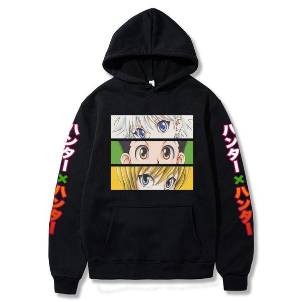 janpan anime hunter x hunter killua eyes hoodies fashion women oversize sweatshirts casual hooded harajuku new sports hoodies 1014, Black
janpan anime hunter x hunter killua eyes hoodies fashion women oversize sweatshirts casual hooded harajuku new sports hoodies 1014, Black