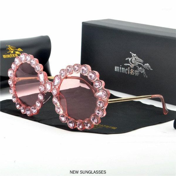 sunglasses women diamond round vintage mens glasses alloy frame brand designer 2021 fml1, White;black
sunglasses women diamond round vintage mens glasses alloy frame brand designer 2021 fml1, White;black