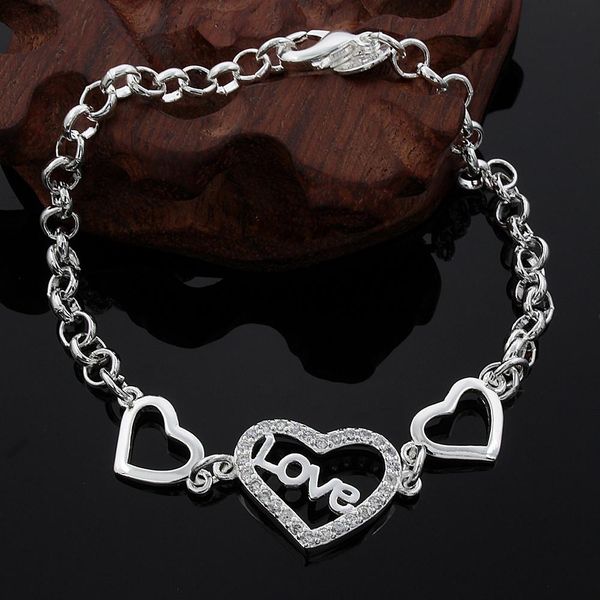 new wholesale charm fashion women silver color classic simple bracelet jewelry sweet style h sqcpsn, Black
new wholesale charm fashion women silver color classic simple bracelet jewelry sweet style h sqcpsn, Black