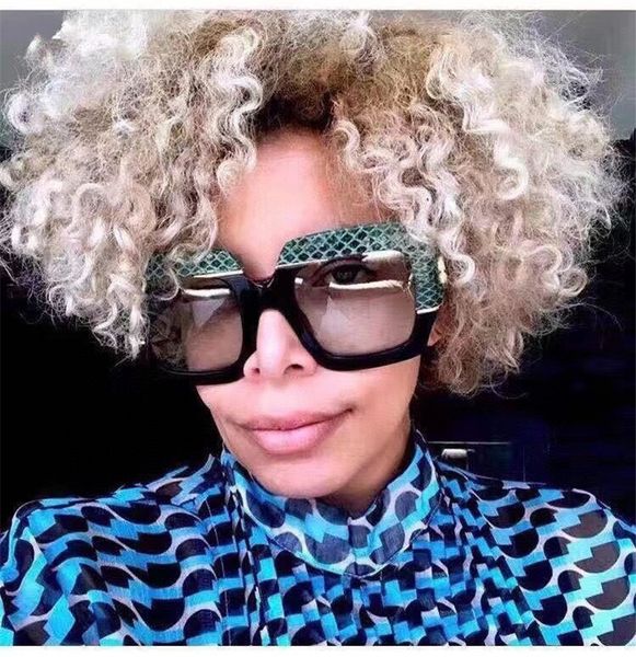 484 men sunglasses women fashion simple design noble square snake skin frame uv protection sun glasses eyewear with original box sunglass 04, White;black
484 men sunglasses women fashion simple design noble square snake skin frame uv protection sun glasses eyewear with original box sunglass 04, White;black