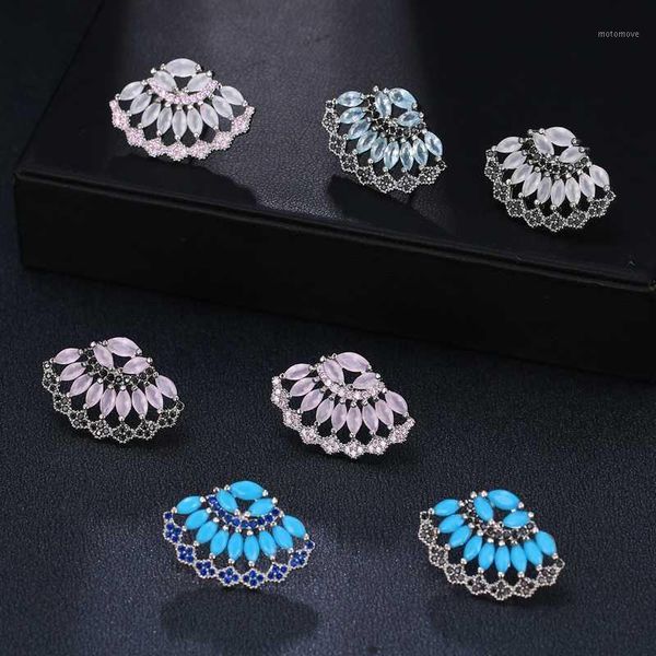 stud bettyue fashion fan shape + cubic zircon earrings branch crystal earings for women party boucle d'ore1, Golden;silver
stud bettyue fashion fan shape + cubic zircon earrings branch crystal earings for women party boucle d'ore1, Golden;silver
