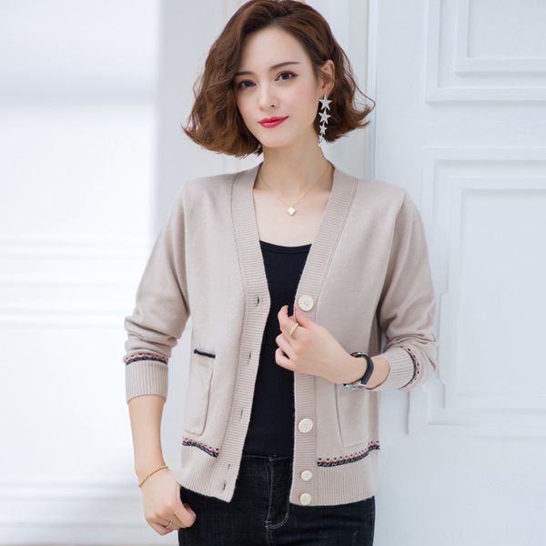 small cardigan spring and autumn 2020 new style early autumn european style women's knitwear coat knitwear sweater coat in february and, White;black
small cardigan spring and autumn 2020 new style early autumn european style women's knitwear coat knitwear sweater coat in february and, White;black