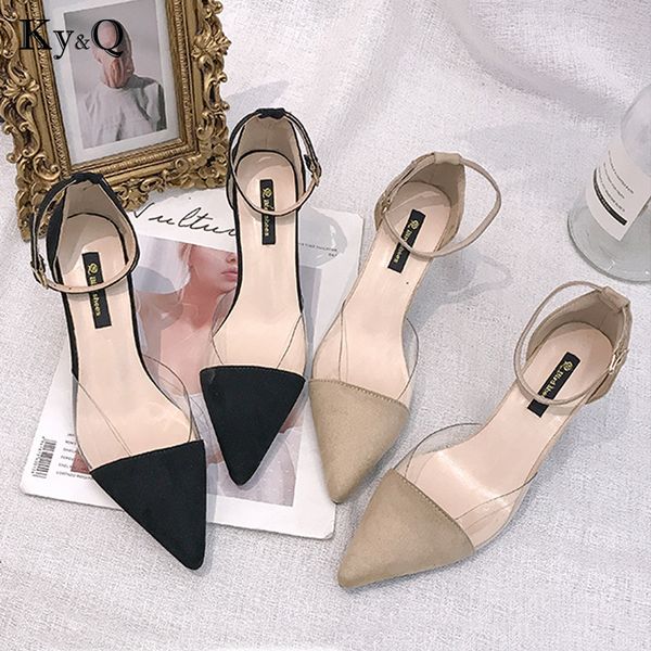 2020 autumn new ladies high heels fashion pointed transparent stiletto shoes wild small fresh shallow mouth casual shoes lj201112, Black
2020 autumn new ladies high heels fashion pointed transparent stiletto shoes wild small fresh shallow mouth casual shoes lj201112, Black