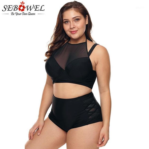 sebowel black plus size swimwear women high waist hollow out bikini 2019 summer two piece halter push up mesh swimsuit1, White;black
sebowel black plus size swimwear women high waist hollow out bikini 2019 summer two piece halter push up mesh swimsuit1, White;black