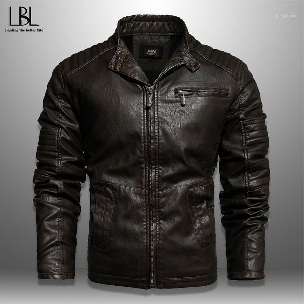 men's jackets 2021 stylish jacket autumn casual men's pu leather winter warm inner fleece coat slim fit bomber windbreaker s-4xl1, Black;brown
men's jackets 2021 stylish jacket autumn casual men's pu leather winter warm inner fleece coat slim fit bomber windbreaker s-4xl1, Black;brown