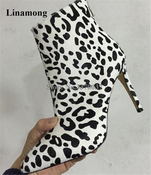women pointed toe white leopard suede leather thin heel short boots zipper-up high heel ankle boots club dress shoes1, Black
women pointed toe white leopard suede leather thin heel short boots zipper-up high heel ankle boots club dress shoes1, Black