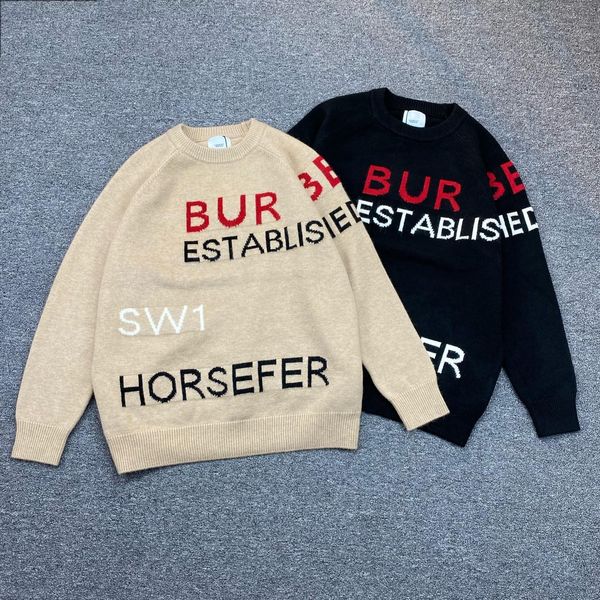 20fw fashion paris g womens designer sweater mens long sleeve sweatshirt burb horsefers print sweater quality, Black;brown
20fw fashion paris g womens designer sweater mens long sleeve sweatshirt burb horsefers print sweater quality, Black;brown