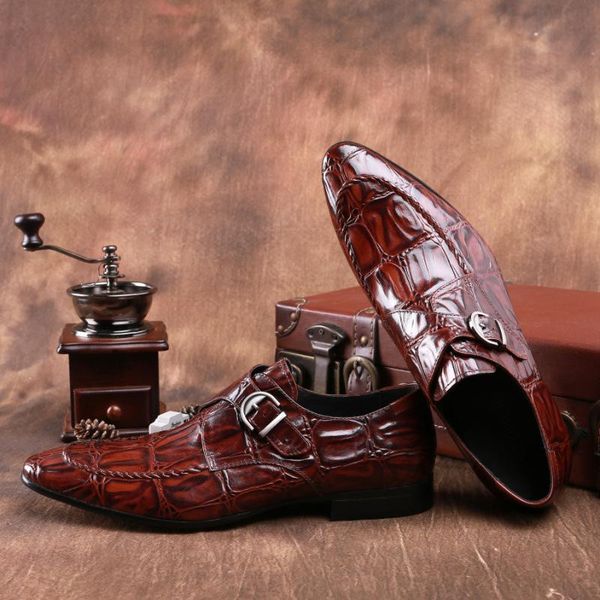 italian embossed leather man derby oxfords shoes 2020 men real leather fashion wedding oxfords shoes buckles sapatos hombre, Black
italian embossed leather man derby oxfords shoes 2020 men real leather fashion wedding oxfords shoes buckles sapatos hombre, Black