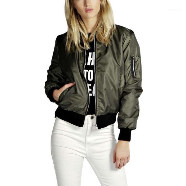 women's jackets 2021 spring autumn women thin basic bomber jacket long sleeve coat casual o-neck collar slim fit outerwear1, Black;brown
women's jackets 2021 spring autumn women thin basic bomber jacket long sleeve coat casual o-neck collar slim fit outerwear1, Black;brown