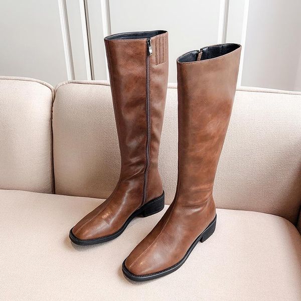 women's genuine leather flats knee high boots leisure knight boots winter warm plush long female shoes, Black
women's genuine leather flats knee high boots leisure knight boots winter warm plush long female shoes, Black