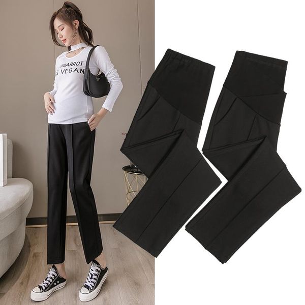 maternity bottoms pregnant women's trousers wear fashion suit pants in autumn and winter, White
maternity bottoms pregnant women's trousers wear fashion suit pants in autumn and winter, White
