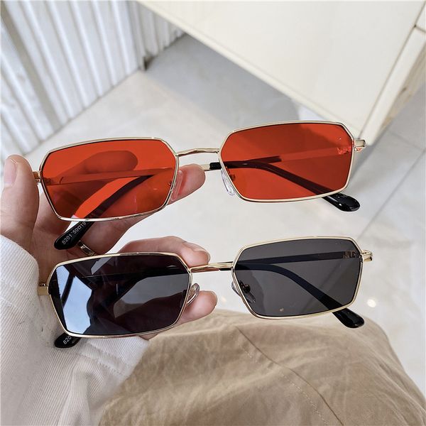 korean small frame square metal trampoline hip-hop glasses for men and women ins fashion myopia sunglasses, White;black
korean small frame square metal trampoline hip-hop glasses for men and women ins fashion myopia sunglasses, White;black