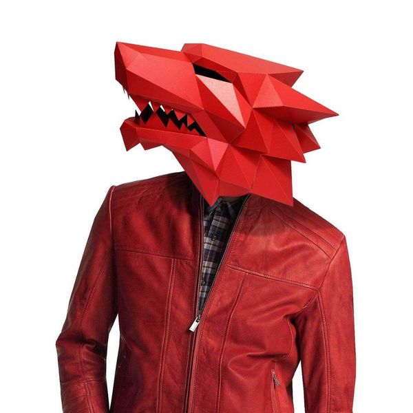 diy 3d fashion werewolf cosplay animal costume paper craft model mask christmas halloween prom party gift
diy 3d fashion werewolf cosplay animal costume paper craft model mask christmas halloween prom party gift