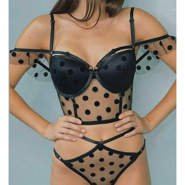 women lingerie bra cropped bustier polka dot lace off shoulder bralette bralet bra high waist g-string underwear set1, Red;black
women lingerie bra cropped bustier polka dot lace off shoulder bralette bralet bra high waist g-string underwear set1, Red;black