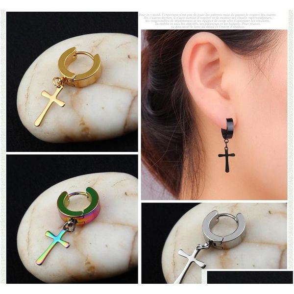 hypoallergenic stainless steel cross star dangle earrings men punk fake piercing clip on hoop earrings for women f sqcitk new_dhbest, Silver
hypoallergenic stainless steel cross star dangle earrings men punk fake piercing clip on hoop earrings for women f sqcitk new_dhbest, Silver