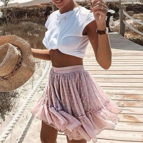iclosam polka dot mini women skirt high waist a line korean pink summer skirt ruffle beach female casual skirts 20191, Black
iclosam polka dot mini women skirt high waist a line korean pink summer skirt ruffle beach female casual skirts 20191, Black