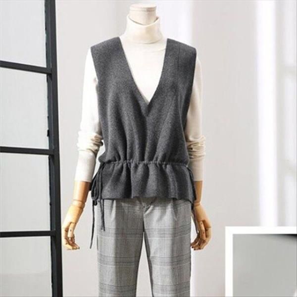 women sleeveless pullover spring 2021 korean style elegant vintage v neck lace up waistcoat knit sweater vest black t407, White;black
women sleeveless pullover spring 2021 korean style elegant vintage v neck lace up waistcoat knit sweater vest black t407, White;black