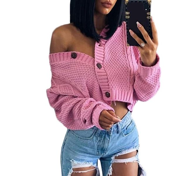 women's knits & tees 2021 women batwing sleeve cropped cardigan v-neck button cable knitted sweater coat, White
women's knits & tees 2021 women batwing sleeve cropped cardigan v-neck button cable knitted sweater coat, White