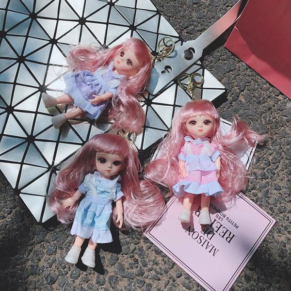 2020 cute long wavy hair doll keychain women korean fashion body doll key chain for girl bag charms car key ring, Silver
2020 cute long wavy hair doll keychain women korean fashion body doll key chain for girl bag charms car key ring, Silver