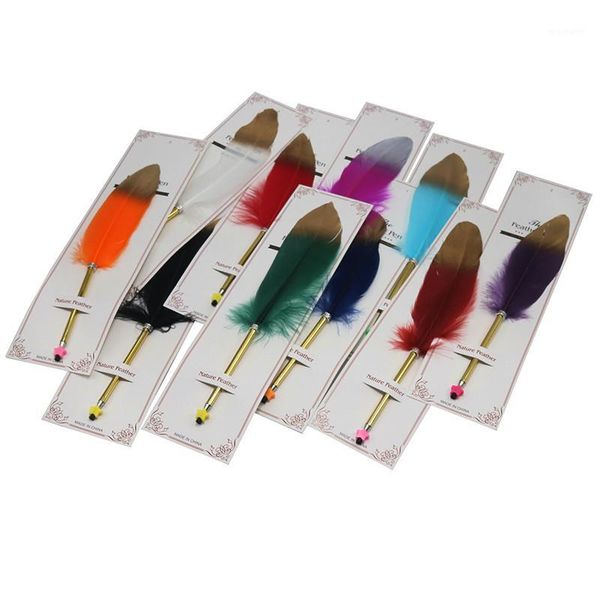 ballpoint pens 1 pcs feather pen creative spray gold ball metal signature brush christmas gift wedding signature1, Blue;orange
ballpoint pens 1 pcs feather pen creative spray gold ball metal signature brush christmas gift wedding signature1, Blue;orange