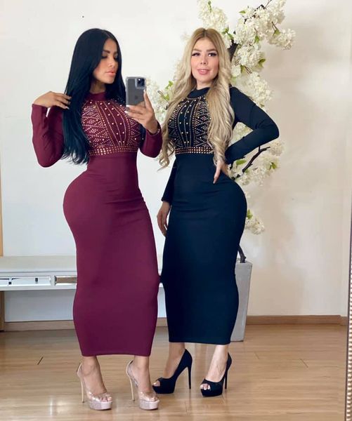 2021 the new new plus female size bandage bodycon office lady ol'office clothes summer sleeve strass neck party dress long 57is, Black;gray
2021 the new new plus female size bandage bodycon office lady ol'office clothes summer sleeve strass neck party dress long 57is, Black;gray