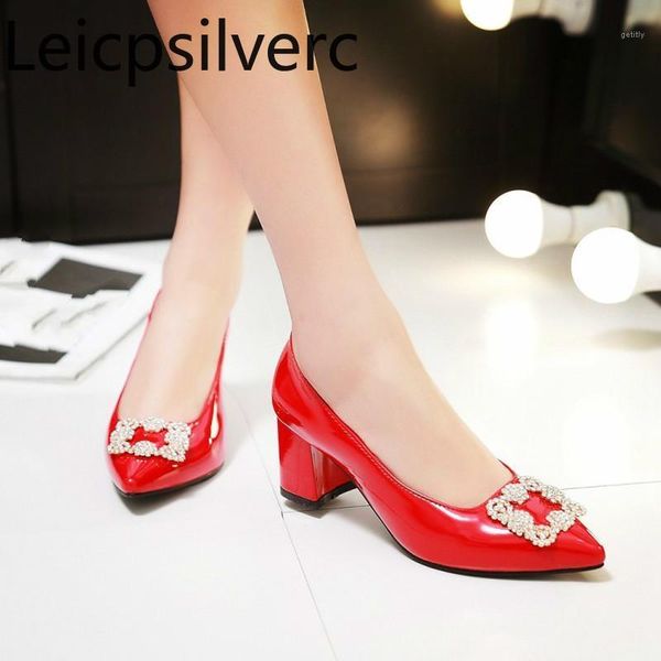 pumps spring and autumn the new fashion pointed shallow mouth crystal thick heel high heel women's shoes plus size 30-481, Black
pumps spring and autumn the new fashion pointed shallow mouth crystal thick heel high heel women's shoes plus size 30-481, Black