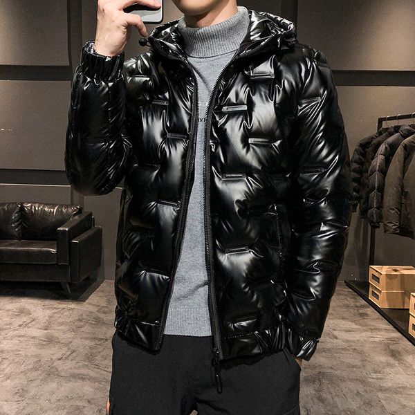 2020 new shiny men's short lightweight down jacket embossed channel cloth factory direct sales, Black
2020 new shiny men's short lightweight down jacket embossed channel cloth factory direct sales, Black
