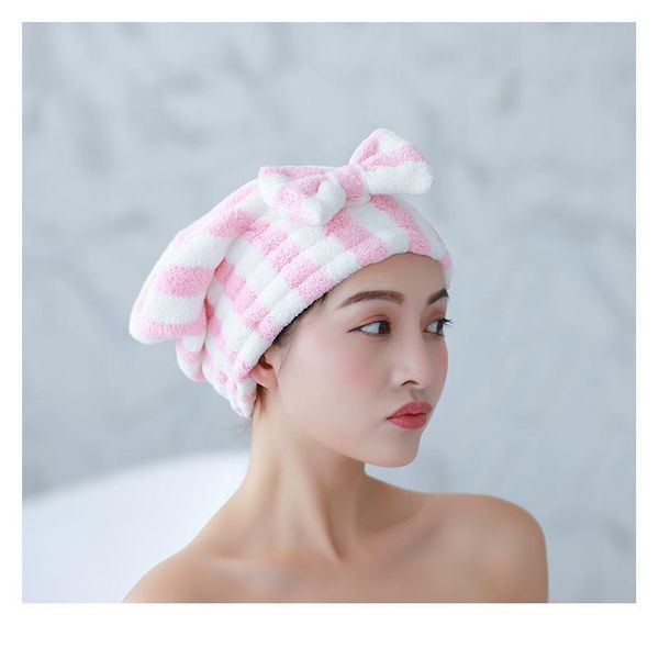 bowknot dry hair towel quick-drying hair cap shower cap for women striped pattern super absorbent bath acc jllimb
bowknot dry hair towel quick-drying hair cap shower cap for women striped pattern super absorbent bath acc jllimb