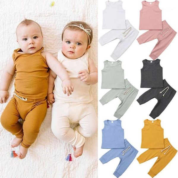 clothing sets 2pcs fashion born toddler cute baby clothes boys girls cotton fine lines vest long pants kids outfits 0-24m1, White
clothing sets 2pcs fashion born toddler cute baby clothes boys girls cotton fine lines vest long pants kids outfits 0-24m1, White