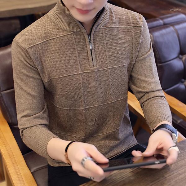 2019 men's sweaters autumn winter warm cashmere wool zipper pullover sweaters man casual knitwear plus size -xxxl1, White;black
2019 men's sweaters autumn winter warm cashmere wool zipper pullover sweaters man casual knitwear plus size -xxxl1, White;black