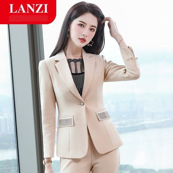 small professional business women's fall winter 2020 new ol slim temperament commuter casual suit two piece suit aafhv, Gray
small professional business women's fall winter 2020 new ol slim temperament commuter casual suit two piece suit aafhv, Gray