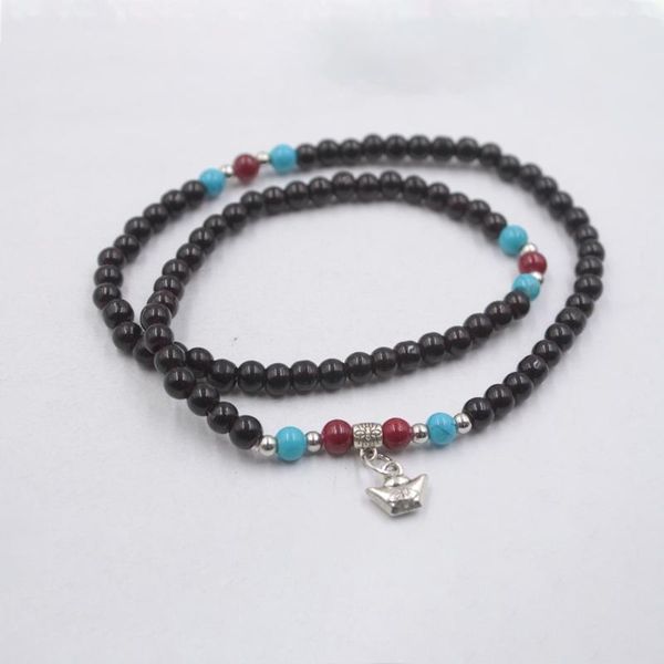 fashion jewelry black stone / red garnet bracelet luck mini bead link chain adjustable 1pcs
fashion jewelry black stone / red garnet bracelet luck mini bead link chain adjustable 1pcs