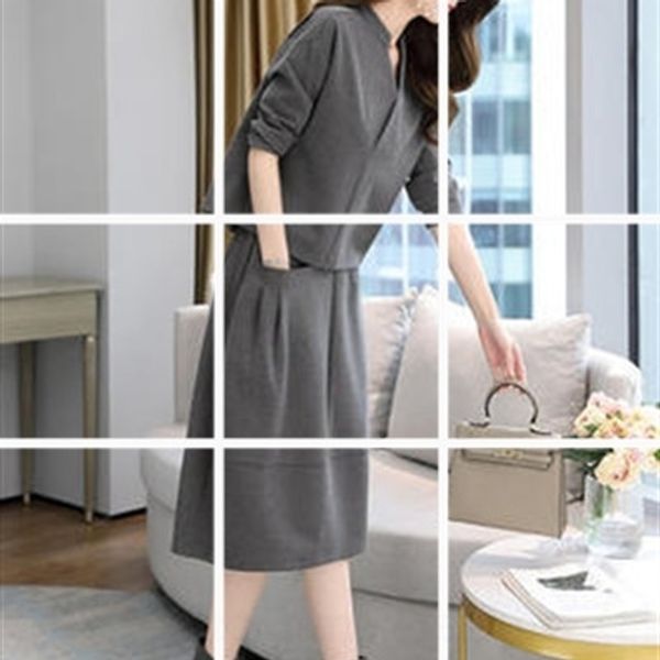 lsm5a fashionabletwo-piece autumn professional dressdressyounger formal suit age is thincelebrity temperament shows early set of imperial si, Gray
lsm5a fashionabletwo-piece autumn professional dressdressyounger formal suit age is thincelebrity temperament shows early set of imperial si, Gray