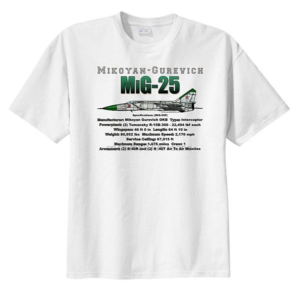 men mikoyan-gurevich mig-25 short sleeve t-shirt 2020 funny cotton casual tee printed tee sport hooded sweatshirt hoodie
men mikoyan-gurevich mig-25 short sleeve t-shirt 2020 funny cotton casual tee printed tee sport hooded sweatshirt hoodie