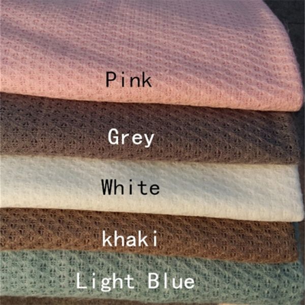 150*150cm Knitted Acrylic Thin Fabric Baby Pgraphy P Props Backdrop Blanket Newborn Basket Stuffer Y201009