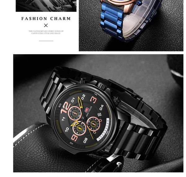 speial time leather strap fashion sport watch men outdoor blue steel casual watches wristwatch male clock 2021 new, Slivery;brown
speial time leather strap fashion sport watch men outdoor blue steel casual watches wristwatch male clock 2021 new, Slivery;brown