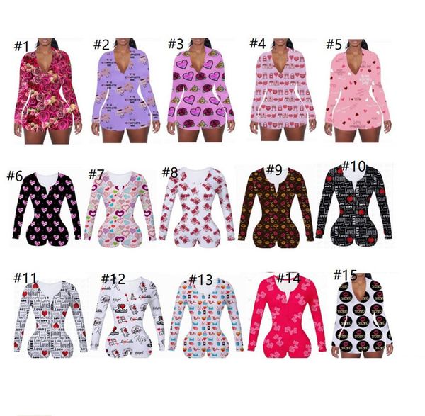 valentine´s day women jumpsuits rompers casual print long sleeves v-neck shorts nightwear playsuit bodysuit ladies pajama onesies hh12801, White
valentine´s day women jumpsuits rompers casual print long sleeves v-neck shorts nightwear playsuit bodysuit ladies pajama onesies hh12801, White