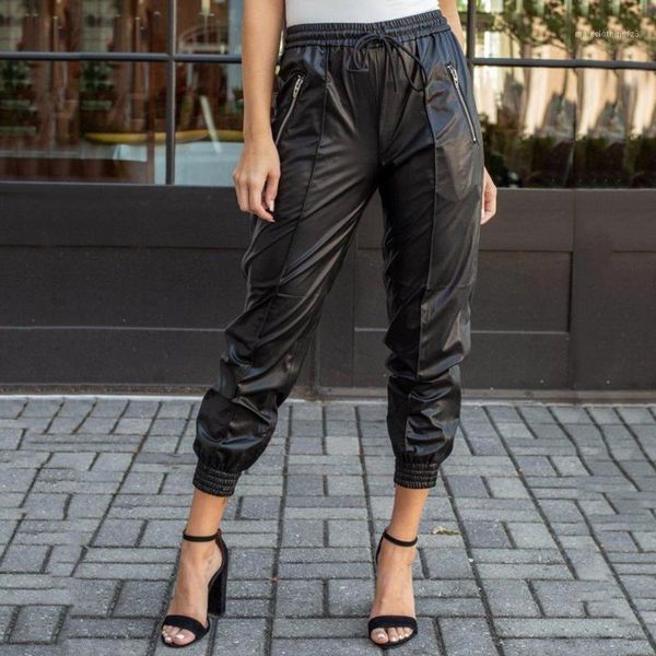 women's pants & capris faux leather harajuku girls high waist elastic pu trousers 2021 hip hop zipper women black cargo pantalon femme, Black;white
women's pants & capris faux leather harajuku girls high waist elastic pu trousers 2021 hip hop zipper women black cargo pantalon femme, Black;white