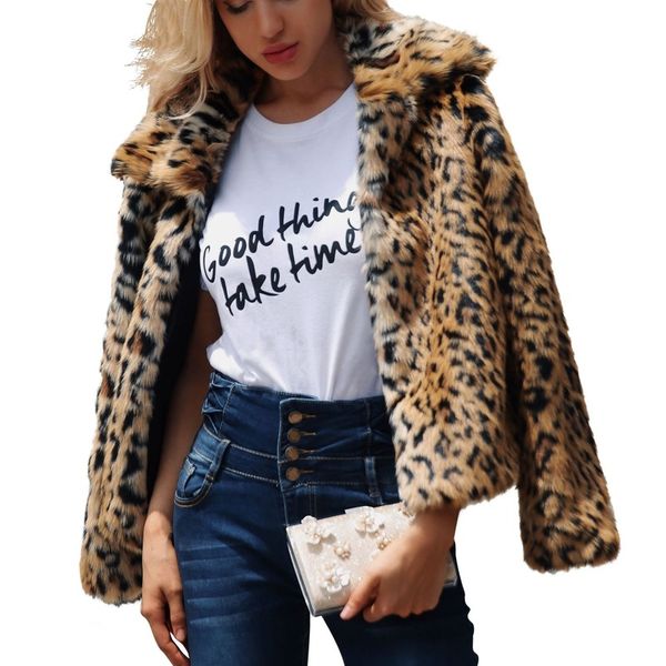 new autumn & winter clothes furry coat spot leopard overcoat female faux fur coat leopard print coat, Black
new autumn & winter clothes furry coat spot leopard overcoat female faux fur coat leopard print coat, Black