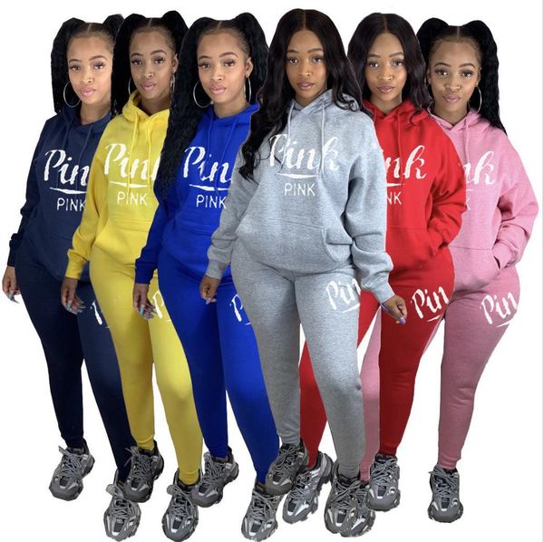 2021 new sports 2 pink ensemble letter printing women's training suits winter street two outfits zipper jogger set sweatsuits qutx, Gray
2021 new sports 2 pink ensemble letter printing women's training suits winter street two outfits zipper jogger set sweatsuits qutx, Gray