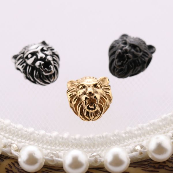 10.5*7mm diy metal bracelet jewelry making for gift silver/gold/black stainless steel lion charms
10.5*7mm diy metal bracelet jewelry making for gift silver/gold/black stainless steel lion charms