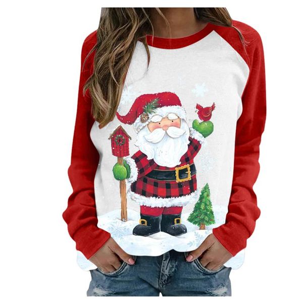 women's hoodies & sweatshirts shirts for women long sleeve autumn 3xl plus size blusas casual loose round neck christmas print blouse, Black
women's hoodies & sweatshirts shirts for women long sleeve autumn 3xl plus size blusas casual loose round neck christmas print blouse, Black