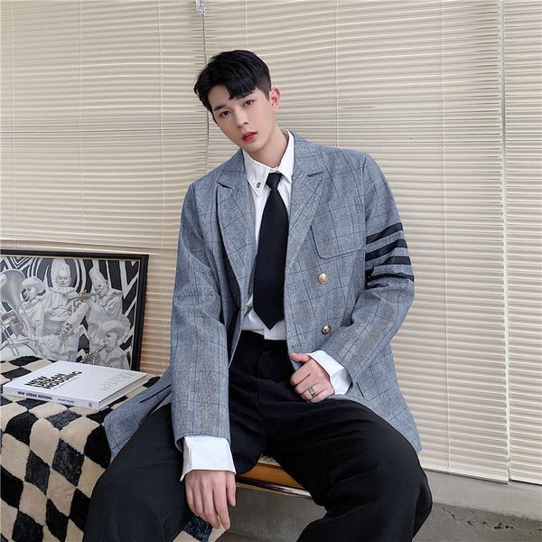 new autumn 2021 warm coat red british college retro chess style gray male suit q4cs, White;black
new autumn 2021 warm coat red british college retro chess style gray male suit q4cs, White;black