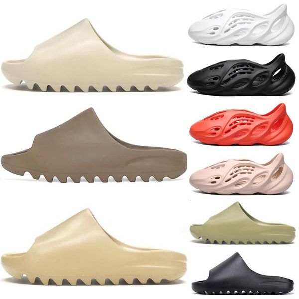 новый стиль kanye west slides тапочки пены бегун пустыня песок тройной черный кость белая смола сплошной слайд сандалии женские мужские тапо, White;red 
новый стиль kanye west slides тапочки пены бегун пустыня песок тройной черный кость белая смола сплошной слайд сандалии женские мужские тапо, White;red